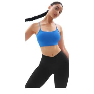 Women's High Waisted Leggings Crossover V Waist Medium, Black